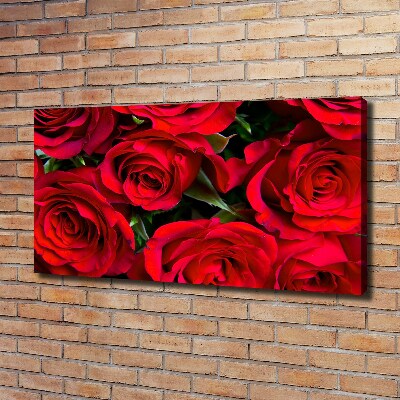 Tableau sur toile Roses rouges