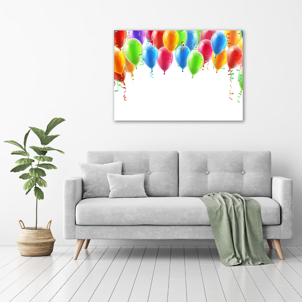 Tableau imprimé sur toile Ballons colorés