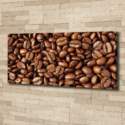 Tableau imprimé sur toile Motif de grain de café