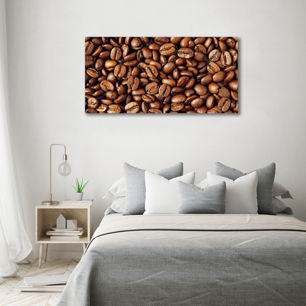 Tableau imprimé sur toile Motif de grain de café