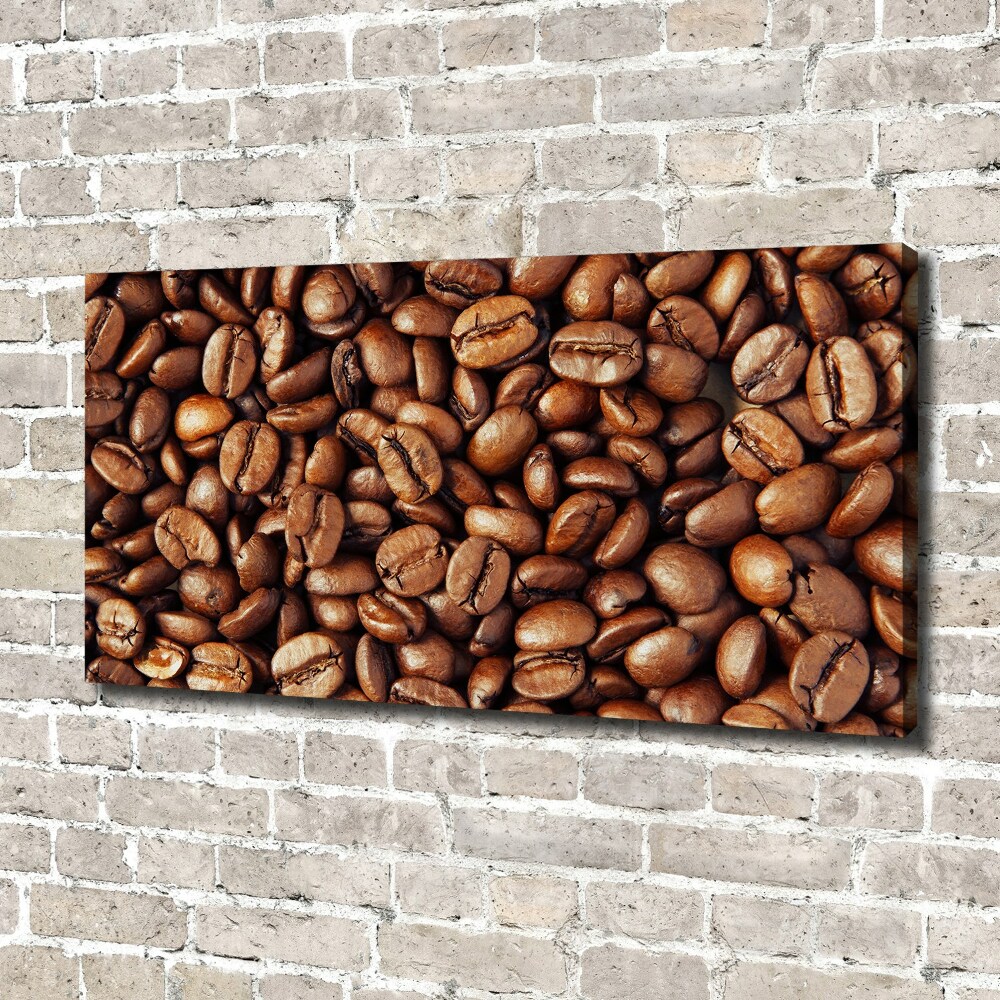 Tableau imprimé sur toile Motif de grain de café