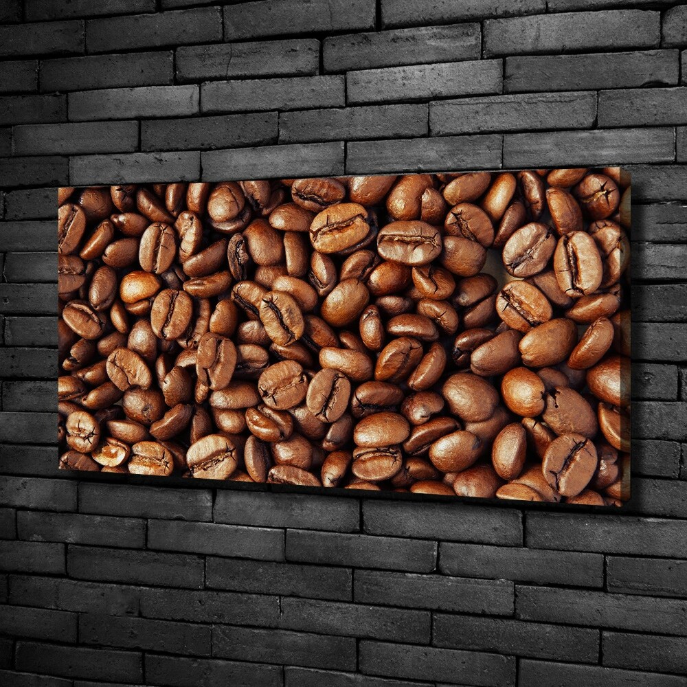 Tableau imprimé sur toile Motif de grain de café