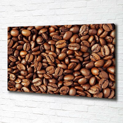 Tableau imprimé sur toile Motif de grain de café