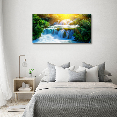 Tableau imprimé sur toile Chute d'eau de Krka