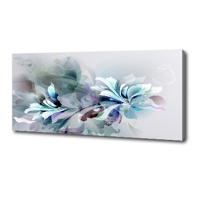 Tableau toile imprimée Abstraction de fleurs