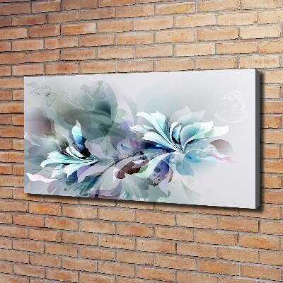 Tableau toile imprimée Abstraction de fleurs