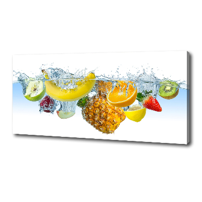 Tableau sur toile Fruits sous l'eau