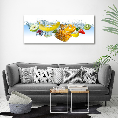 Tableau sur toile Fruits sous l'eau