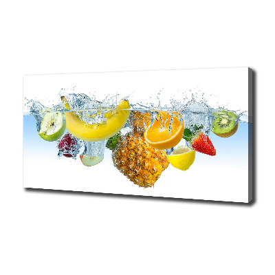 Tableau sur toile Fruits sous l'eau