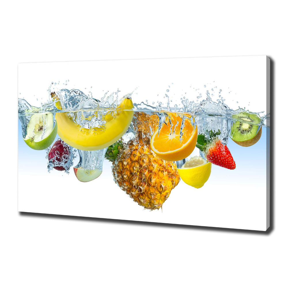 Tableau sur toile Fruits sous l'eau