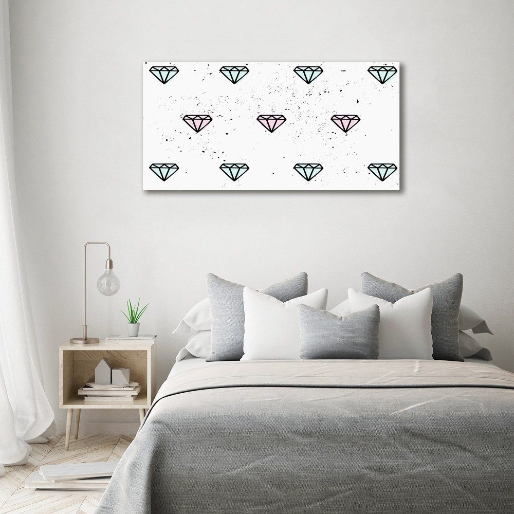 Tableau sur toile Diamants