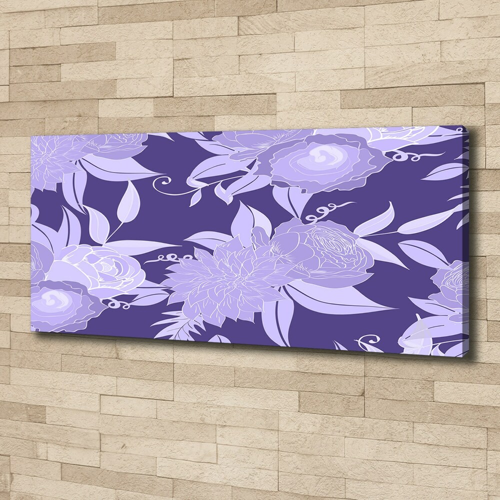 Tableau imprimé sur toile Motif floral