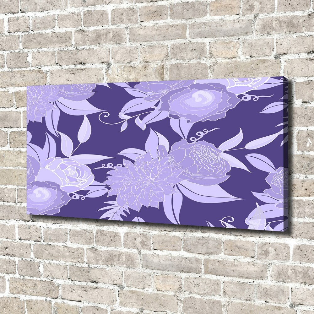 Tableau imprimé sur toile Motif floral