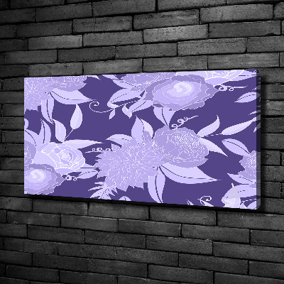 Tableau imprimé sur toile Motif floral