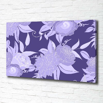 Tableau imprimé sur toile Motif floral