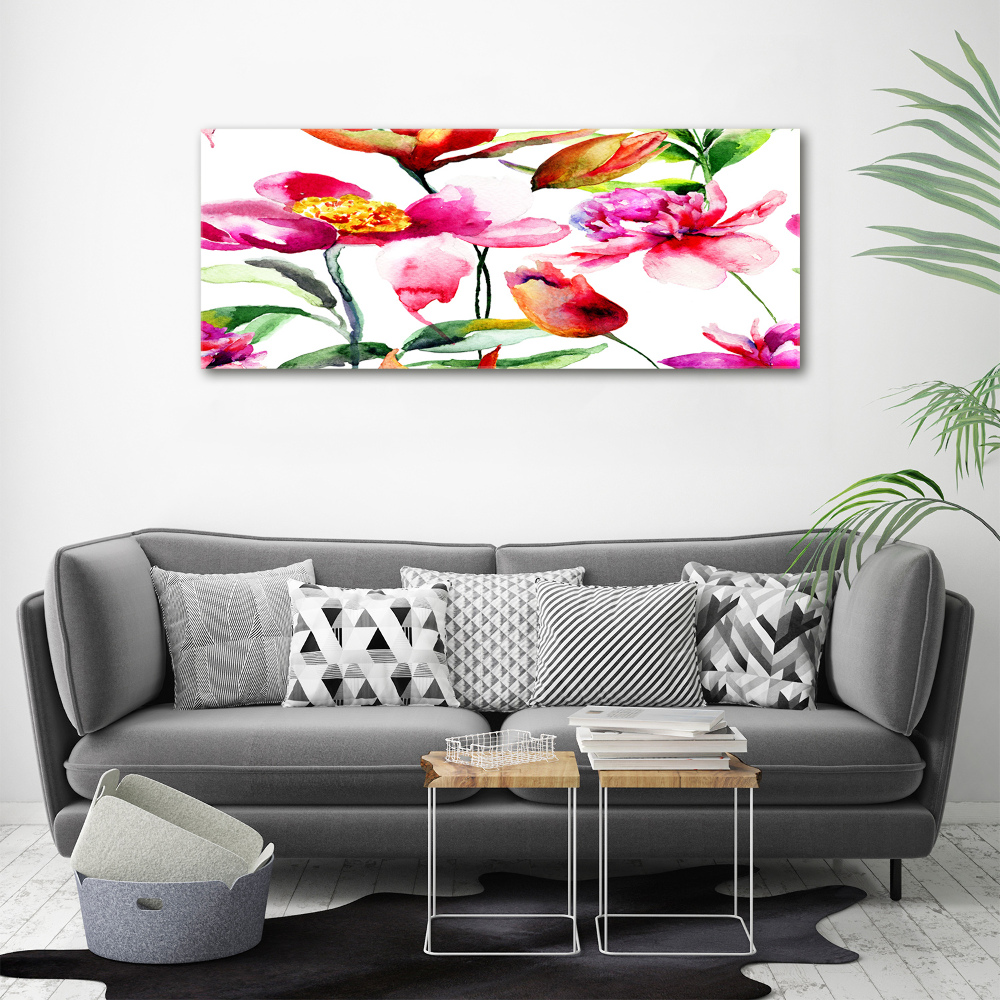 Tableau imprimé sur toile Fleurs sauvages