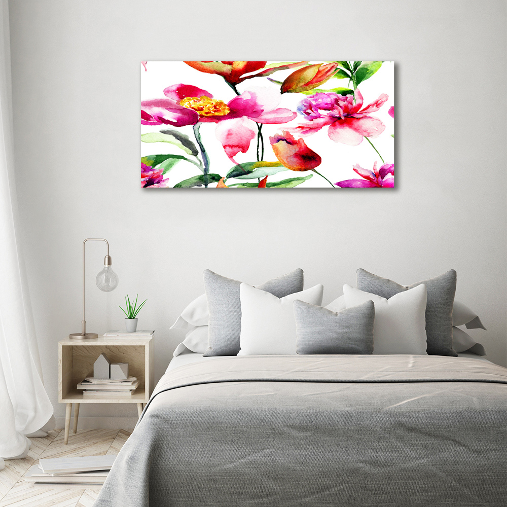 Tableau imprimé sur toile Fleurs sauvages