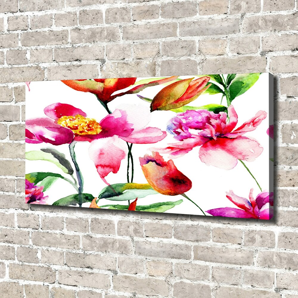 Tableau imprimé sur toile Fleurs sauvages