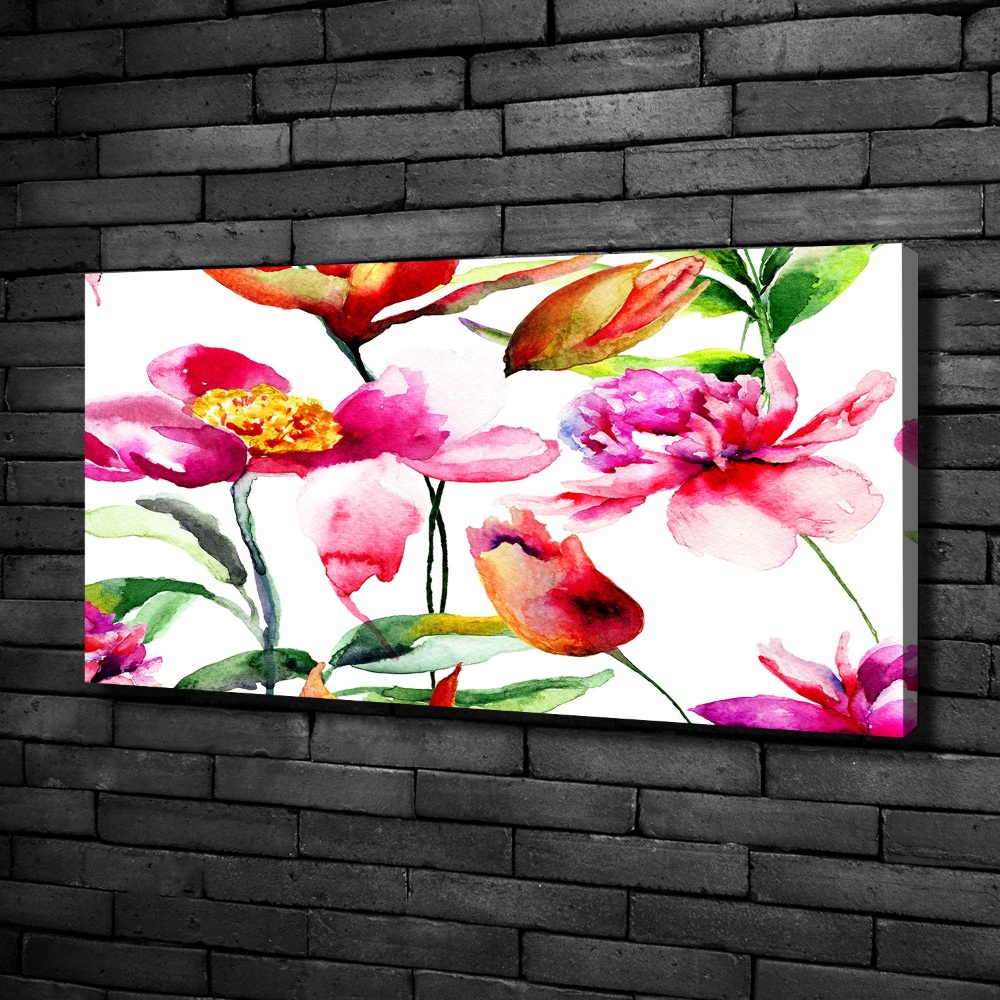 Tableau imprimé sur toile Fleurs sauvages