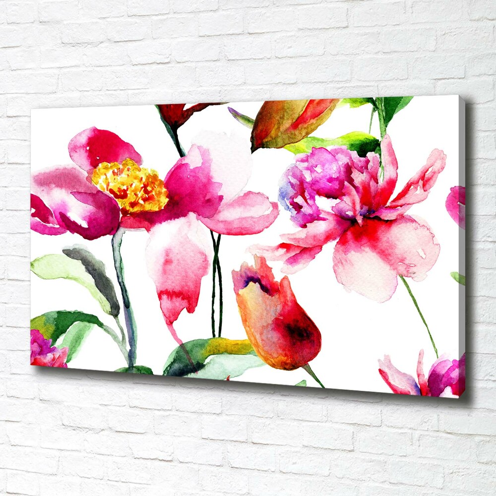 Tableau imprimé sur toile Fleurs sauvages