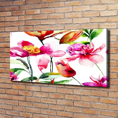 Tableau imprimé sur toile Fleurs sauvages