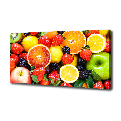 Tableau imprimé sur toile Fruits colorés