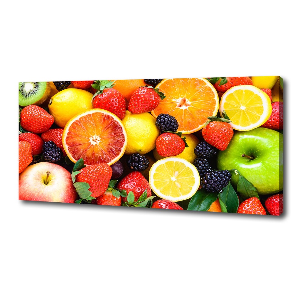 Tableau imprimé sur toile Fruits colorés