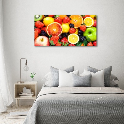 Tableau imprimé sur toile Fruits colorés