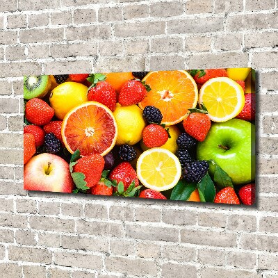 Tableau imprimé sur toile Fruits colorés