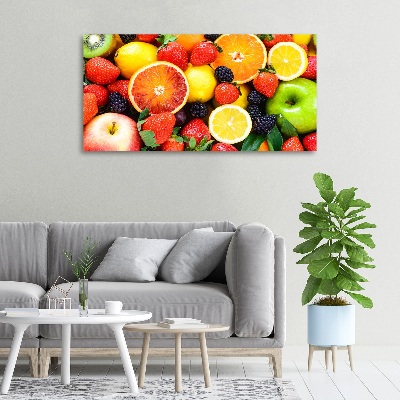 Tableau imprimé sur toile Fruits colorés