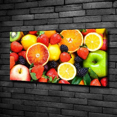 Tableau imprimé sur toile Fruits colorés