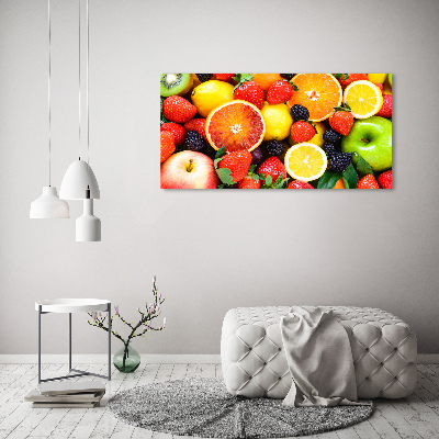 Tableau imprimé sur toile Fruits colorés