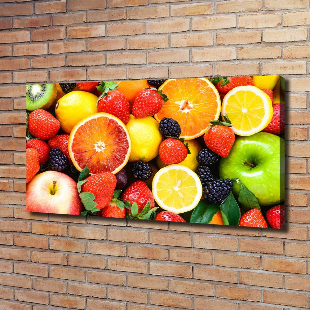 Tableau imprimé sur toile Fruits colorés