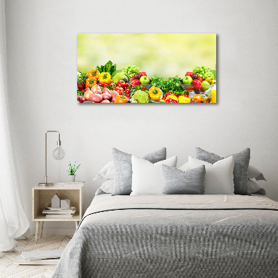 Tableau imprimé sur toile Fruits et légumes