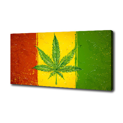 Tableau photo sur toile Drapeau rasta