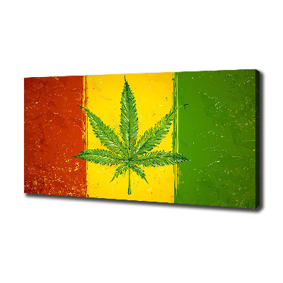 Tableau photo sur toile Drapeau rasta