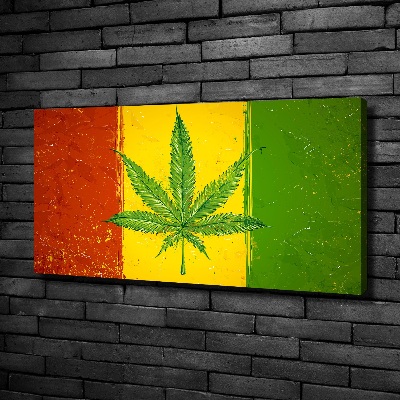 Tableau photo sur toile Drapeau rasta