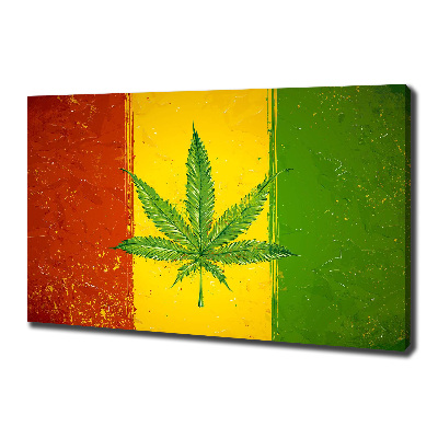 Tableau photo sur toile Drapeau rasta