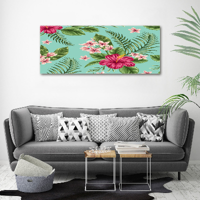 Tableau photo sur toile Fleurs hawaïennes