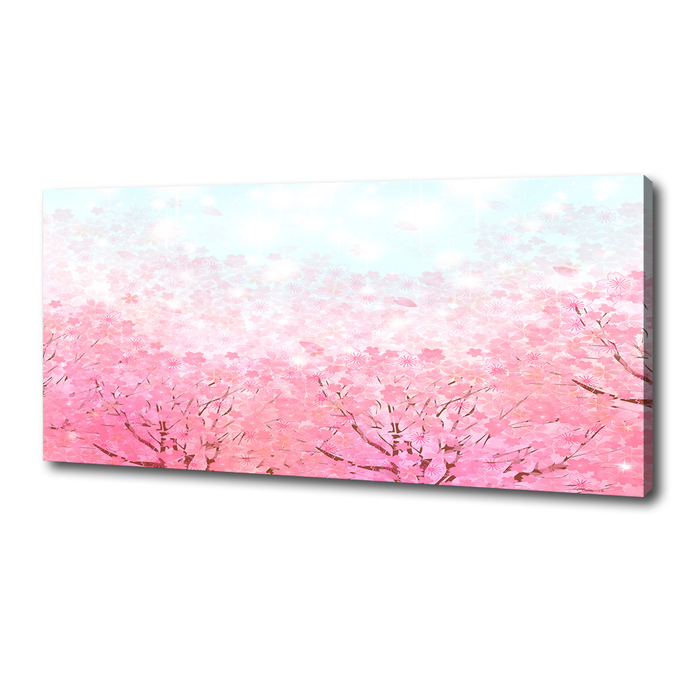 Tableau imprimé sur toile Cerisier en fleurs