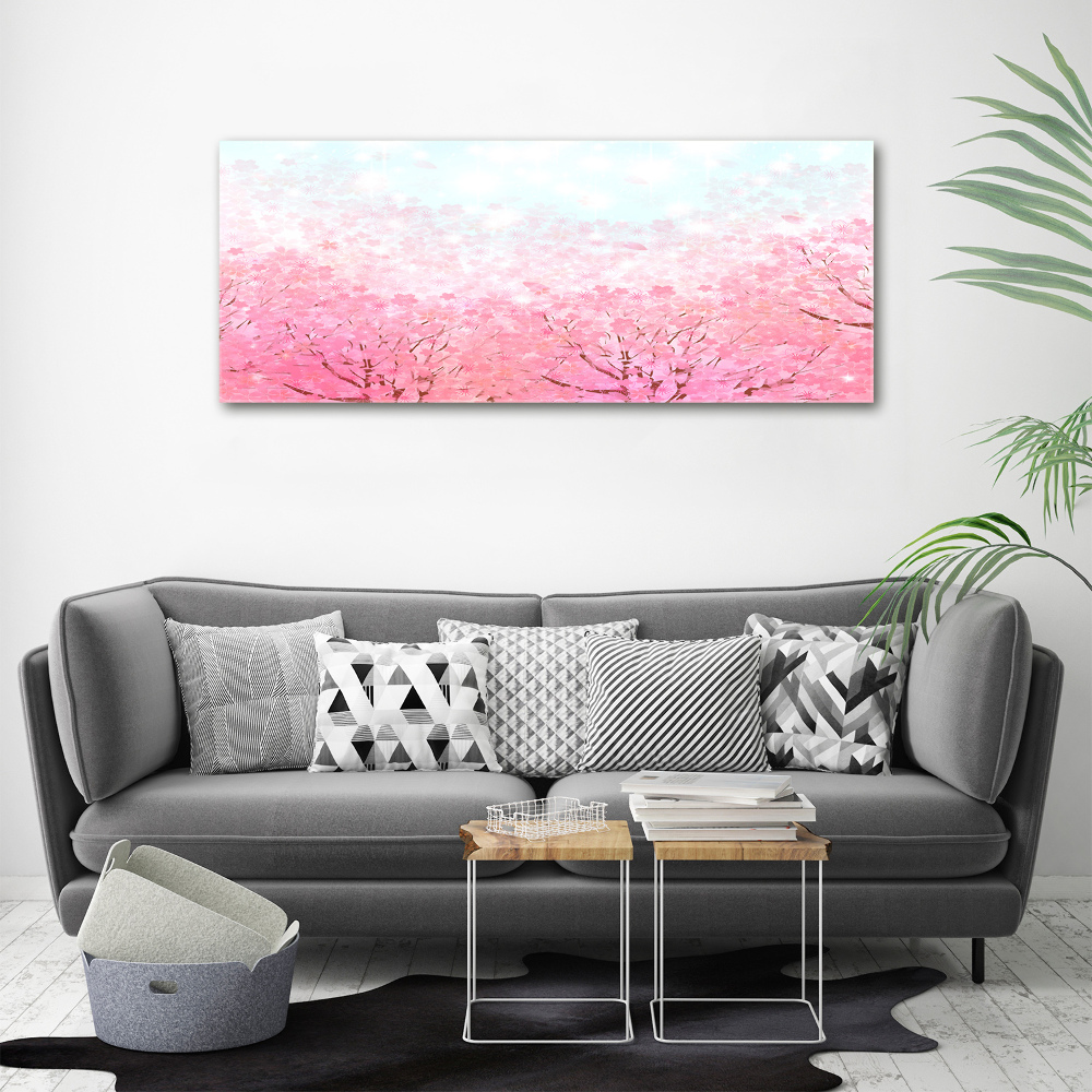 Tableau imprimé sur toile Cerisier en fleurs