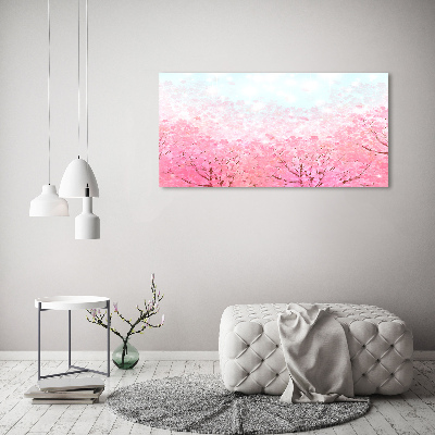 Tableau imprimé sur toile Cerisier en fleurs