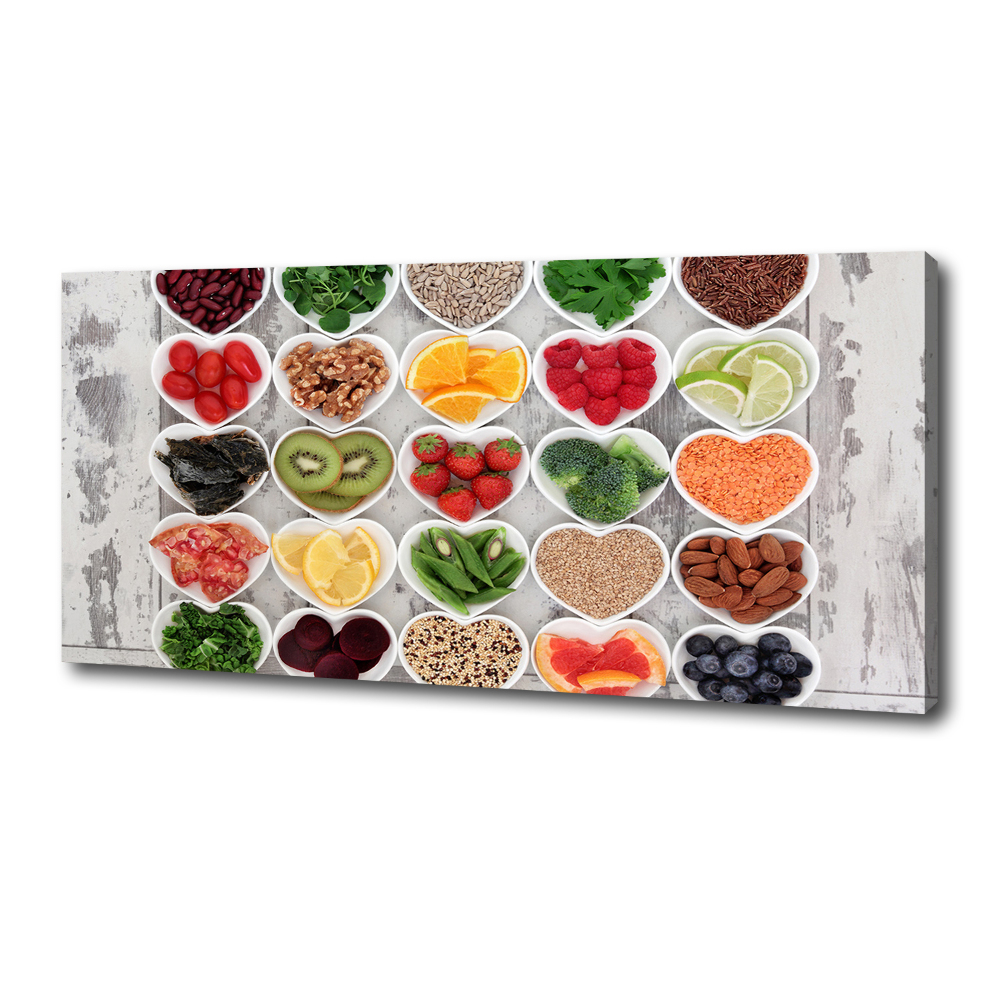 Tableau mural sur toile Aliments sains