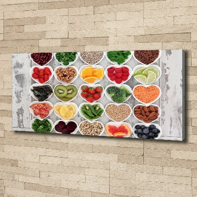 Tableau mural sur toile Aliments sains