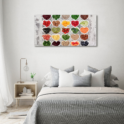 Tableau mural sur toile Aliments sains