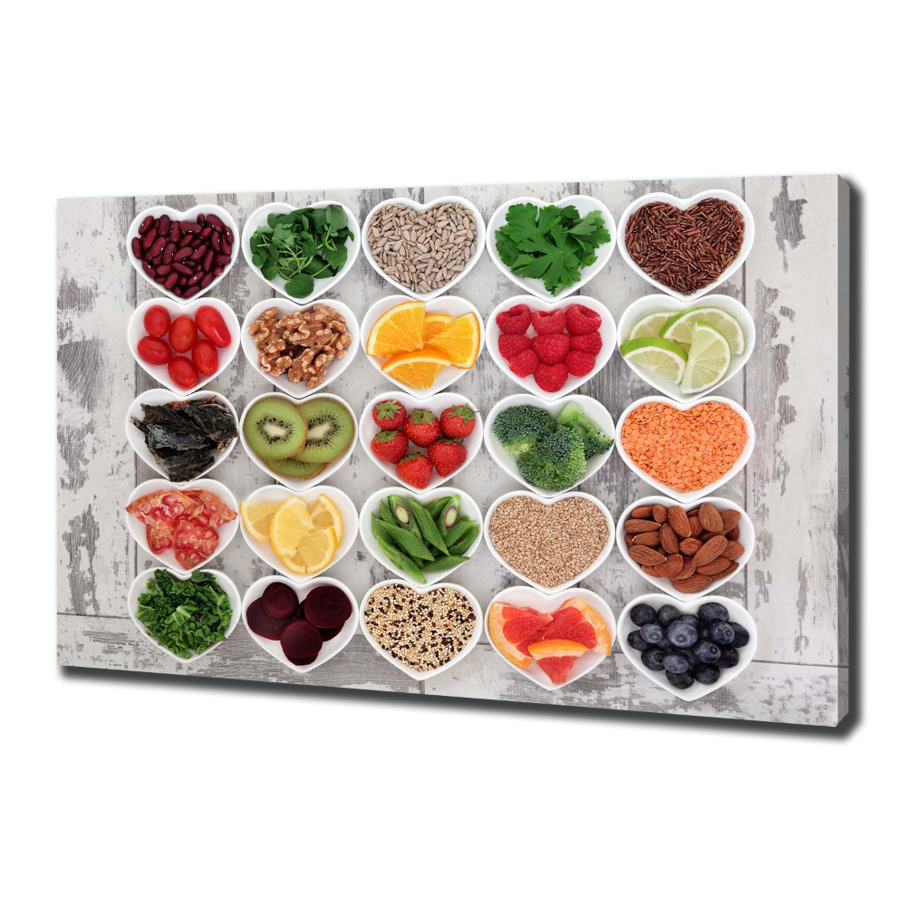 Tableau mural sur toile Aliments sains