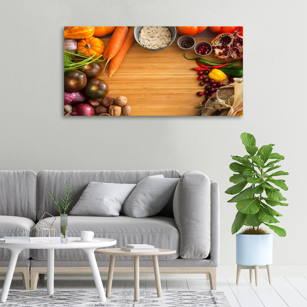 Tableau sur toile Légumes d'automne