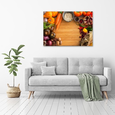 Tableau sur toile Légumes d'automne