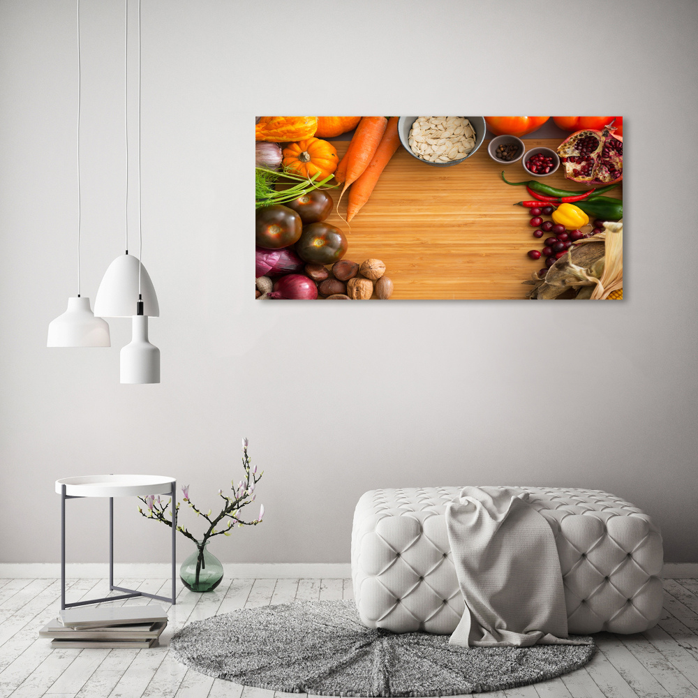 Tableau sur toile Légumes d'automne