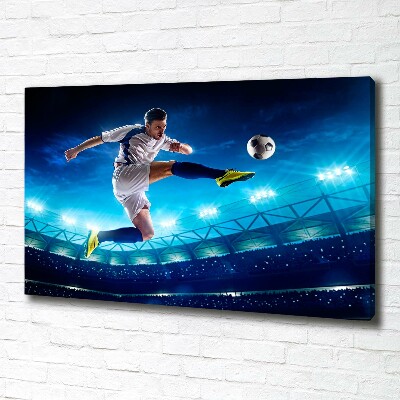 Tableau photo sur toile Football dans le stade